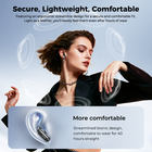 Full HD LCD Display Wireless Bluetooth Earphones HTC NE68 Music Earbuds 30 hour
