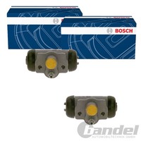 2X Bosch Radbremszylinder 19,05Mm Passend FüR Nissan Pixo Trommelbremse | F 026