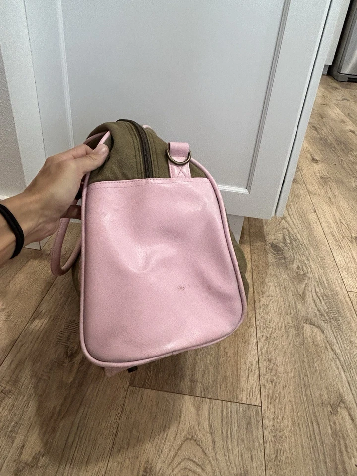 Bolso de Lona GOLA Rosa Verde Foto 2 de 4