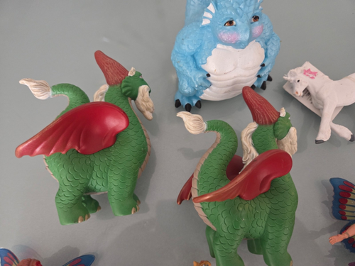 SAFARI LTD SET OF 16 FANTASY MYTHICAL DRAGONS & FIGURES Fairies! ALL RETIRED OOP - Picture 7 of 7