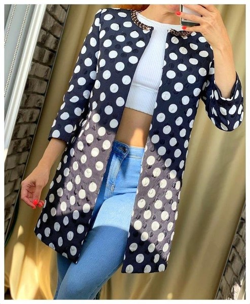 Women Rinascimento Trench Coat Navy 36 / S