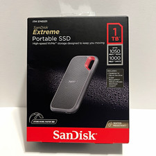 SanDisk Extreme Portable External Solid State Drive SSD NVMe USB-C 1TB Sealed