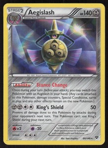 Aegislash 86/146 XY Base Set Holo Rare