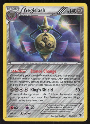 Aegislash 86/146 XY Base Set Holo Rare