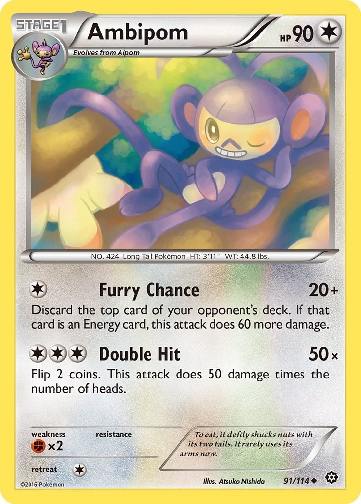 MP - Ambipom STS - 91/114 XY - Steam Siege