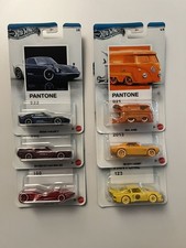 2026 Hot Wheels Silver Series Pantone Complete Set of 6 Cars WITH Chase Car