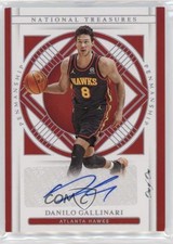 2020 Panini National Treasures Penmanship Platinum 1/1 Danilo Gallinari Auto e3p