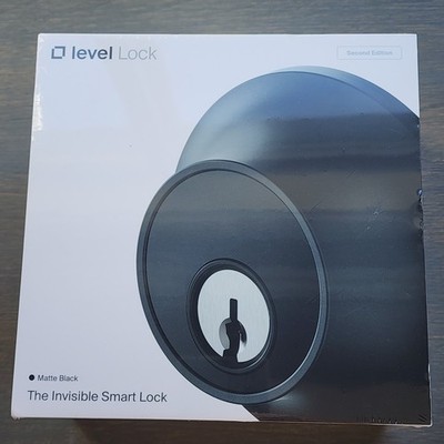 Level Lock (Matter) Smart Lock Second Edition Matte Black C4 NEW AND SEALED