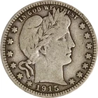 1915-D Barber Quarter