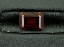 8x6 Emerald Cut Garnet Gem Stone Gemstone Natural 8mm x 6mm