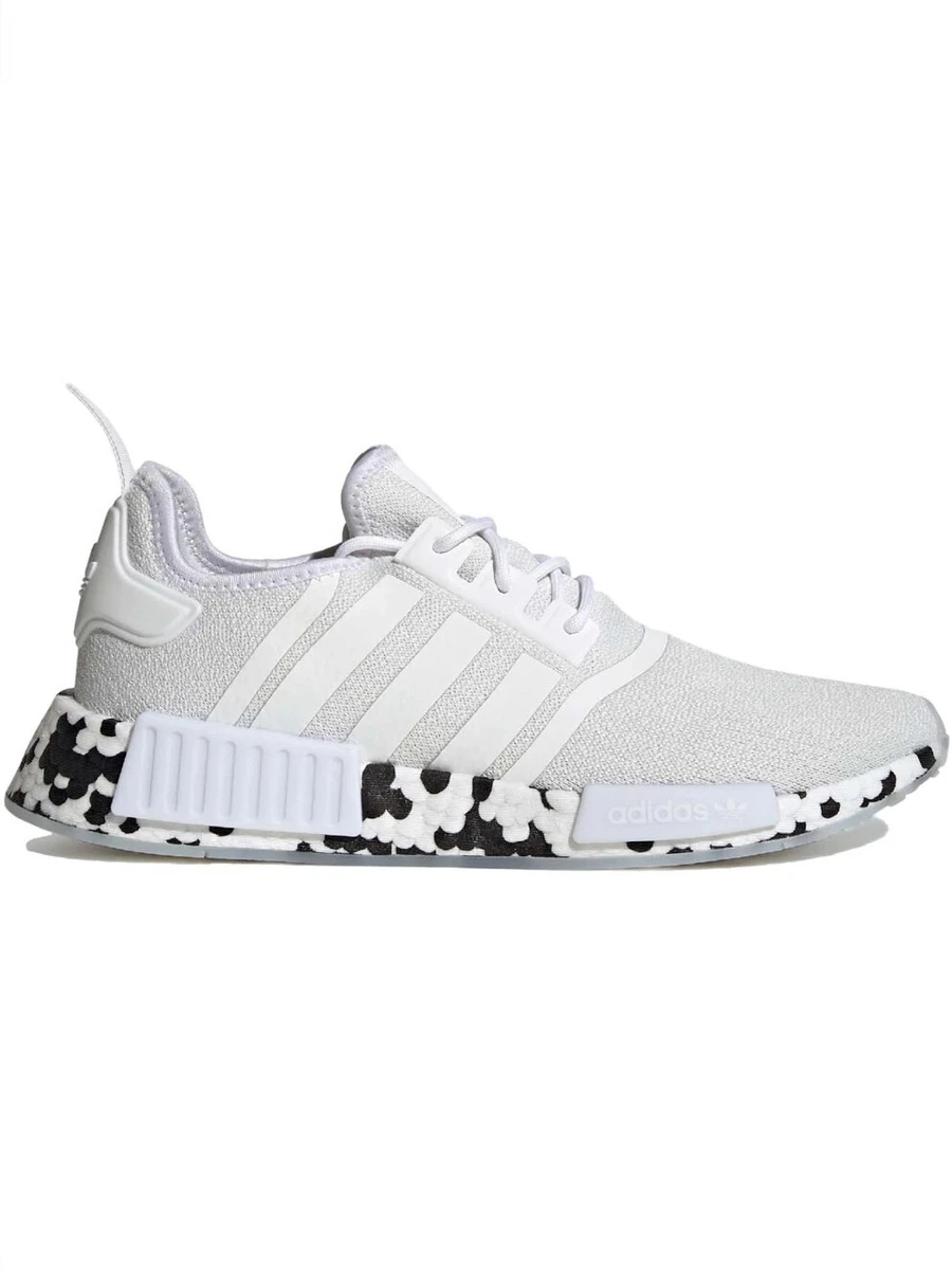 Adidas black and hotsell white speckled shoes