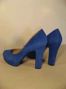 blue heels size 12