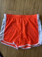 Justice Girl  s size 14 polyester mesh shorts lot of 3 pair black purple orange