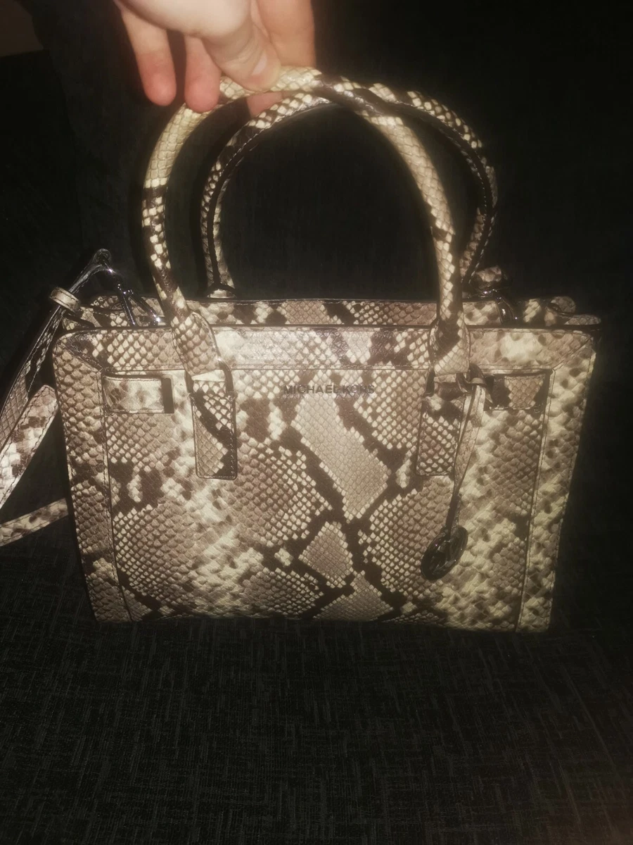 Michael kors snakeskin on sale bags