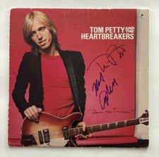 TOM PETTY +1 SIGNED AUTOGRAPH ALBUM VINYL RECORD - DAMN THE TORPEDOES W/ JSA LOA