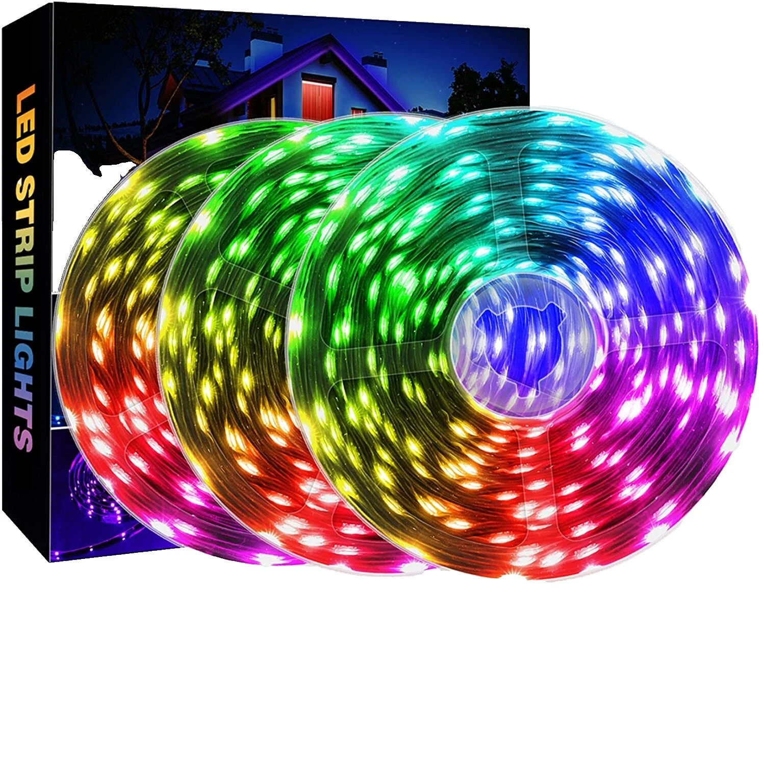 Романтизм светящиеся гирлянды и волшебные огни