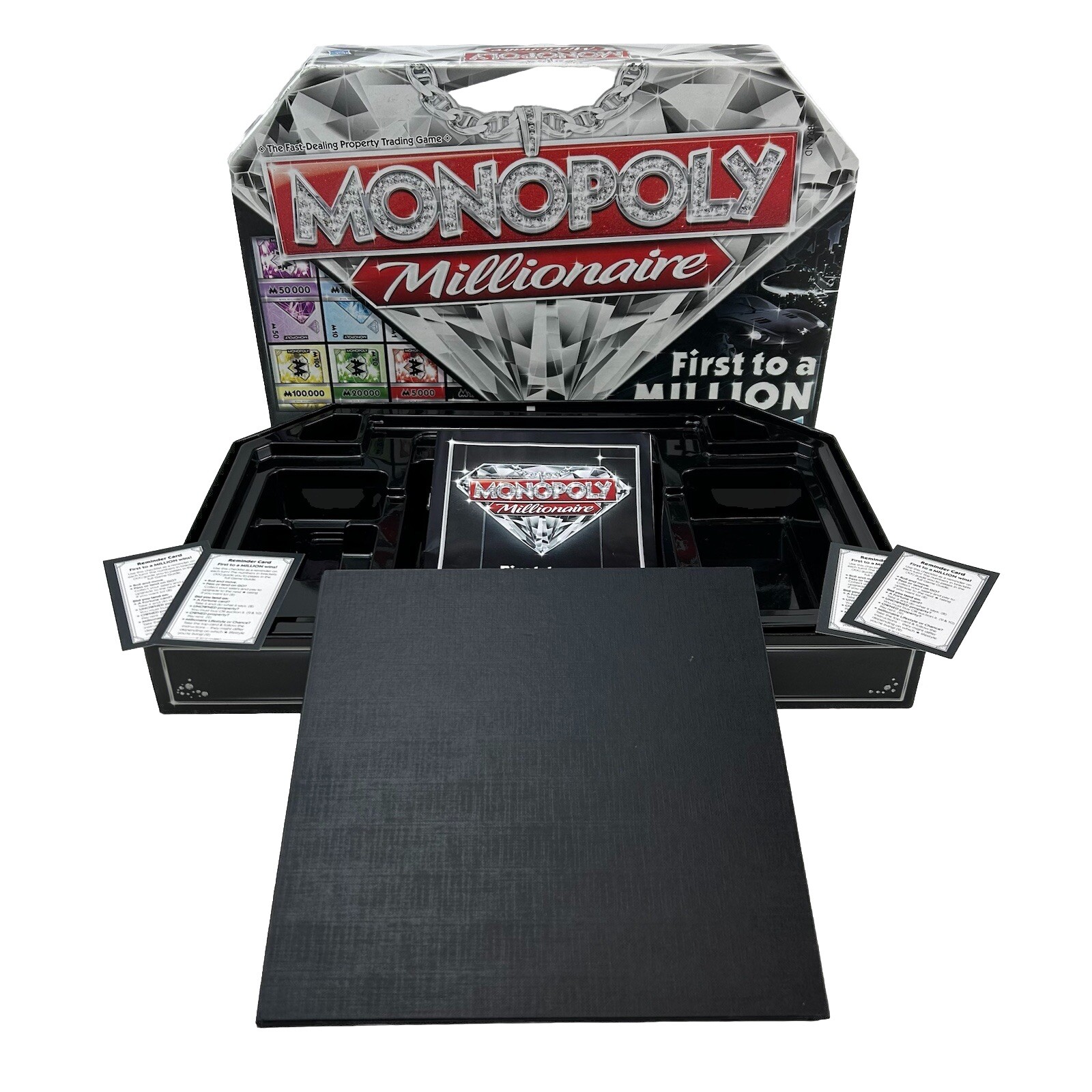 Monopoly Millionaire Board Game Replacement Box & Game Board & Instructions Only