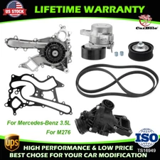New Water Pump & Thermostat Tensioner Kit for C300 C350 E350 E400 ML350 3.5 M276