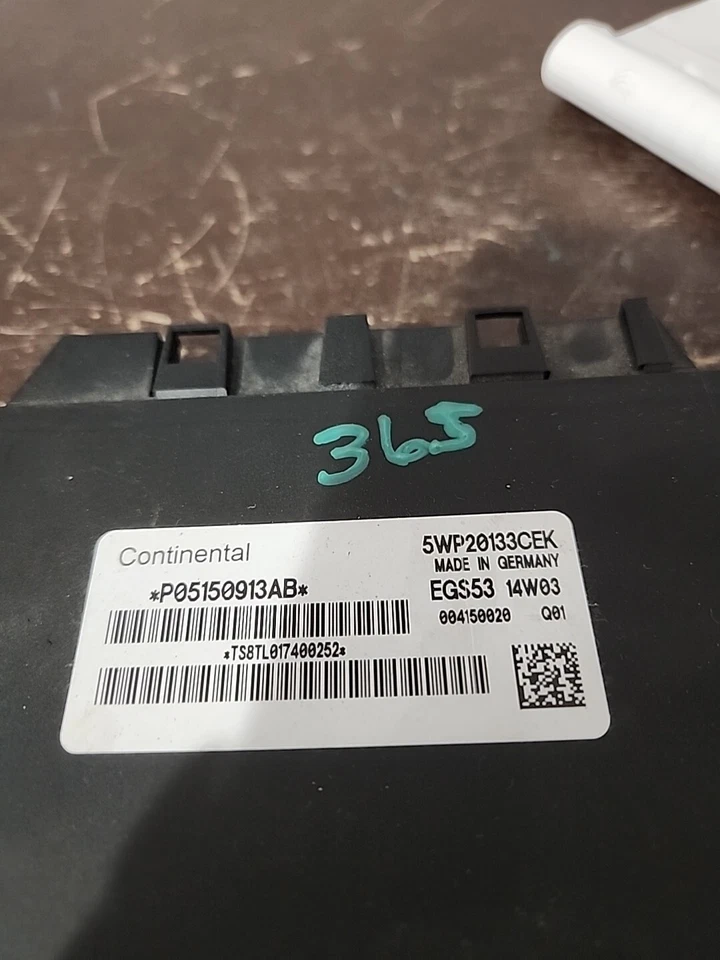 Módulo de unidad de control de caja de cambios RHD CHRYSLER 300C 3.0 CRD 2014 P05150913AB 12048132 Foto 2 de 4