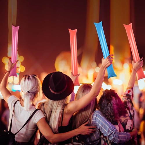 UBIOER 48 PCS Thunder Sticks Cheering Sticks Thicken Bam Bam Cheerleading Noi... - Picture 6 of 8