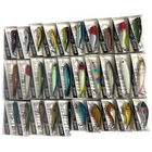 Mixed Lots of 30pcs 7cm 7.5cm 8cm 11cm Minnow Hard Fishing Lures Multi Colors