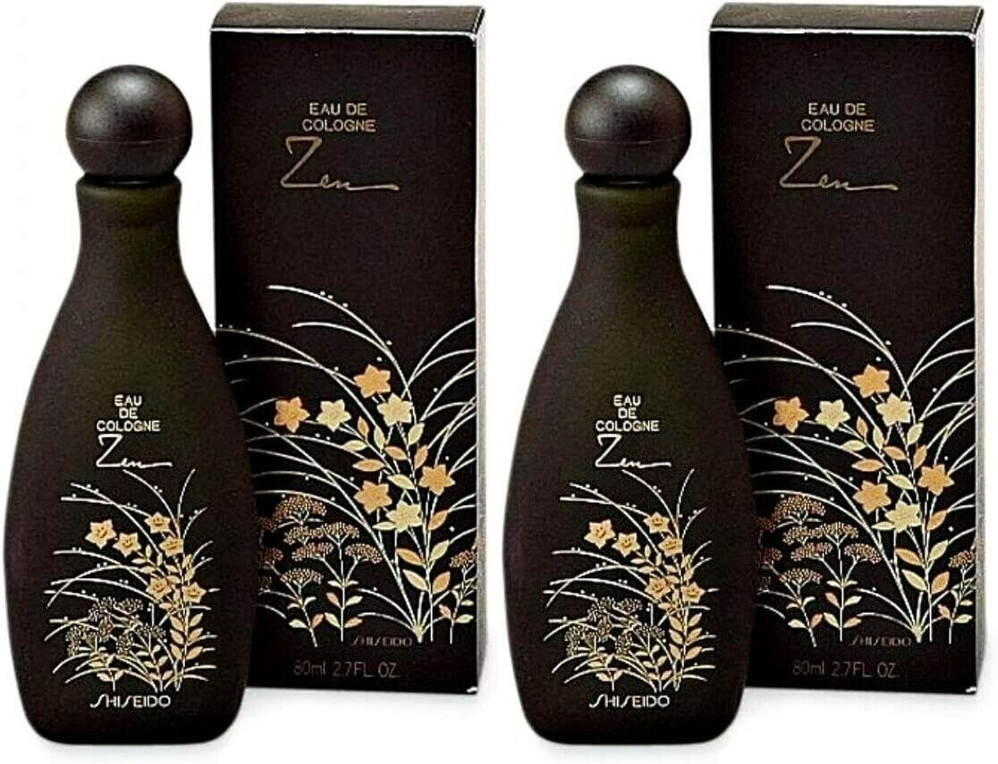 Shiseido Zen Eau de Cologne Classic 80ml Fragrance Set of 2 Floral