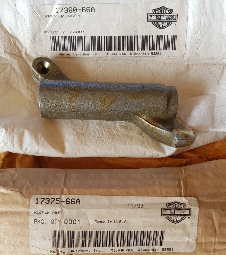 2x NOS OEM original Kipphebel Rocker Arms Harley Shovelhead 1737566