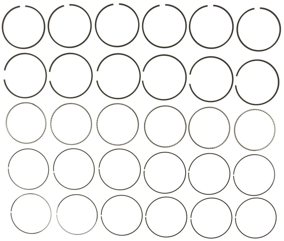 Juego de anillos de pistón de motor MAHLE 51786CP Foto 2 de 2