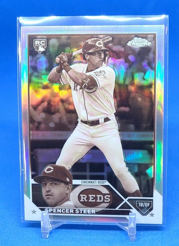 2023 Topps Chrome Sepia Refractor #146 Spencer Steer RC - Bild 1 von 2