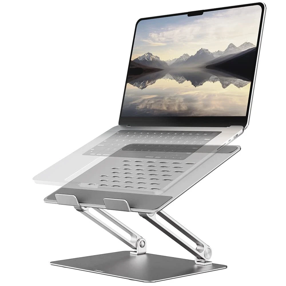 Laptop Stand, Laptop Holder Riser Computer Tablet Stand, Aluminum Ergonomic C...