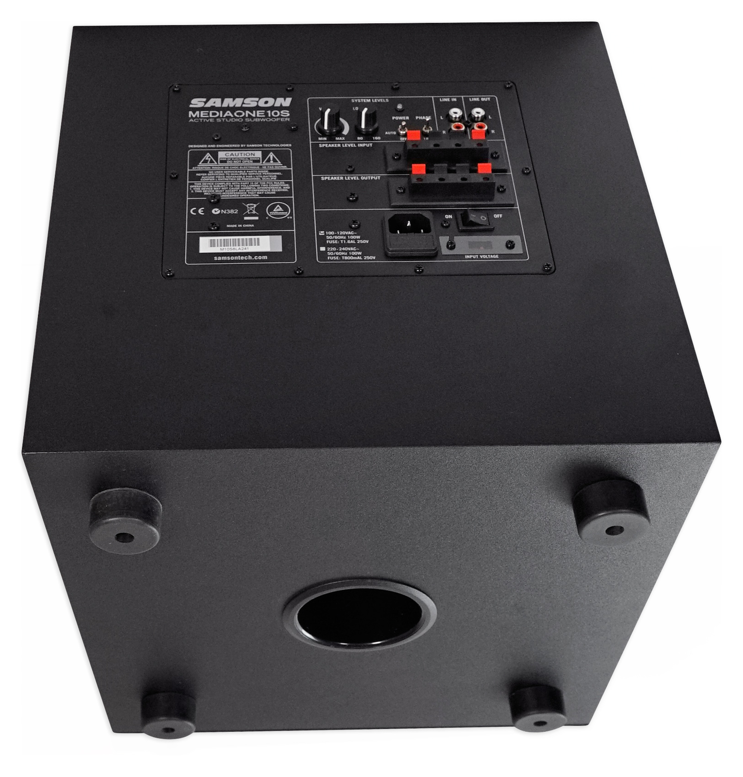 samson mediaone 10s active studio subwoofer