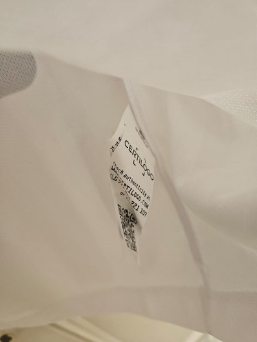 Maglia Calcio Napoli Kvaratskhelia Vesuvio Ea7 Bianca Jersey 2024 Match Issue - Foto 3 di 10