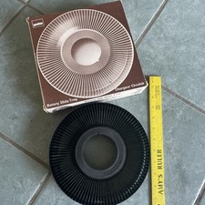 Yankee Circular Magazine 100 Slide Tray Vintage For 2x2 Slides 35mm Carousel