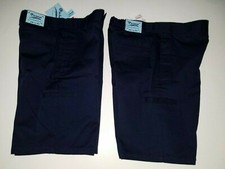 Boy School French Toast Navy Blue School Uniform Shorts Flat Front 14 Lot of 2