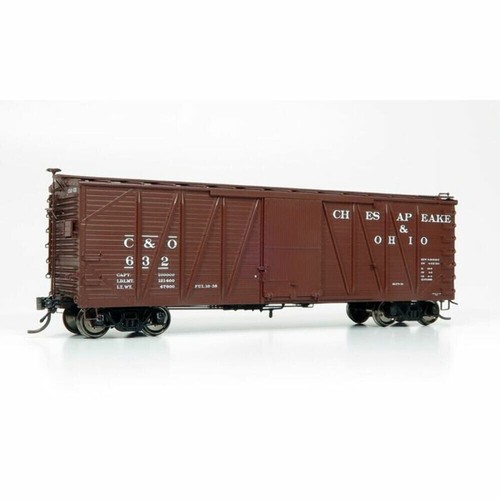 Rapido 142004A HO Scale C&O USRA SingleSheathed Boxcar Single Car