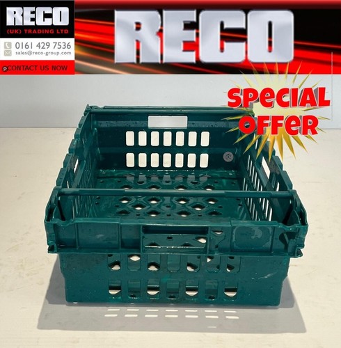 **SPECIAL OFFER**** 20 X GREEN USED BALE ARM TRAY STACKING CRATE 60-40 ...