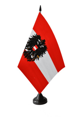 Österreich Staatsadler Polyester Tischfahne