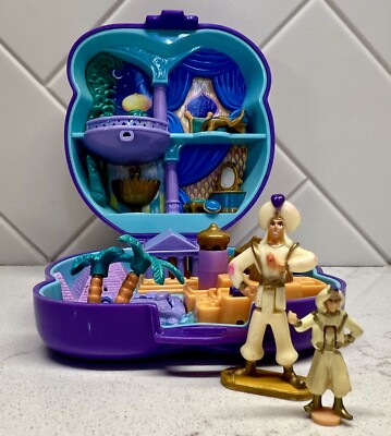Vintage Bluebird Polly Pocket Aladdin Mini Set W/ Mini & Big Aladdin ...