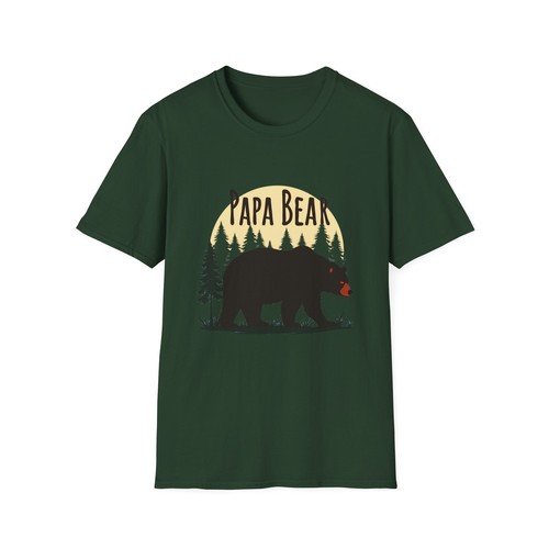 Papa Bär rustikal T-Shirt, perfekt für Vatertag, Papa, Geschenk - Bild 8 von 24