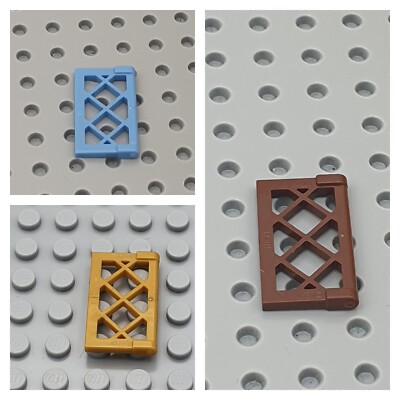LEGO  4x Fensterladen  Gitter Brick 2x3 - 60607 - versch. Farben