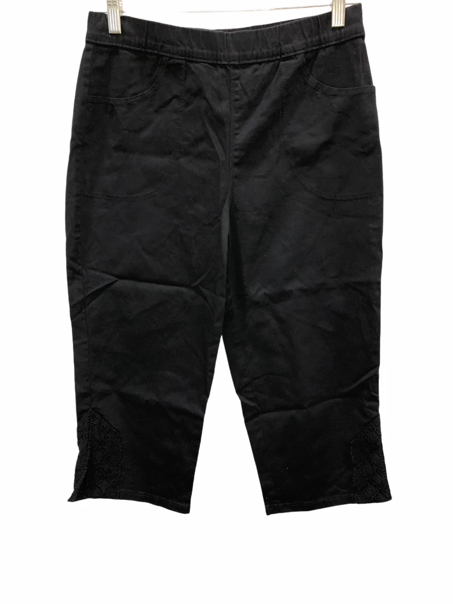 Pull on stretch capri cheap pants