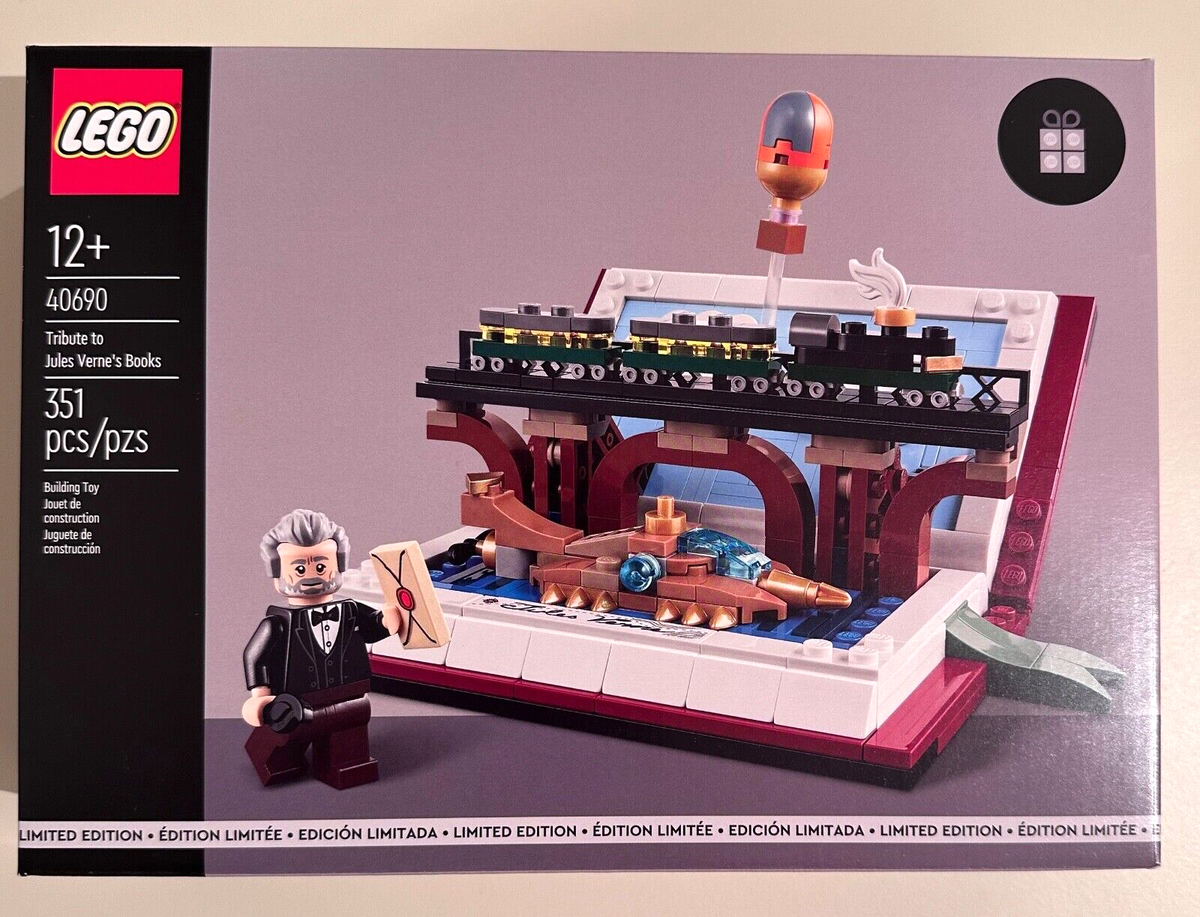 NIB LEGO 40690 Tribute to Jules Verne's Books Building kit Toy Set