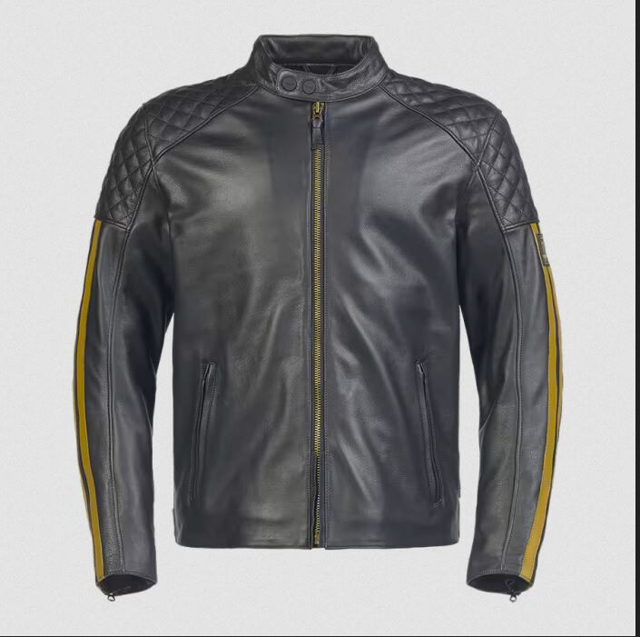 Triumph Braddan Sport Jacket Black & Gold MLES2338 | eBay