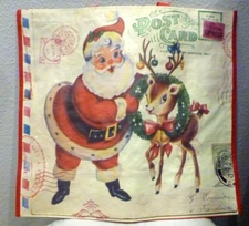 Marshalls Reusable Shopping Bag Christmas ~Santa and Reindeer~