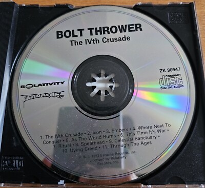 Bolt Thrower,CD,rare First Press, the IV Crusade | eBay