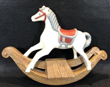 Vintage Rocking Horse Wall Plaque By Burwood Products