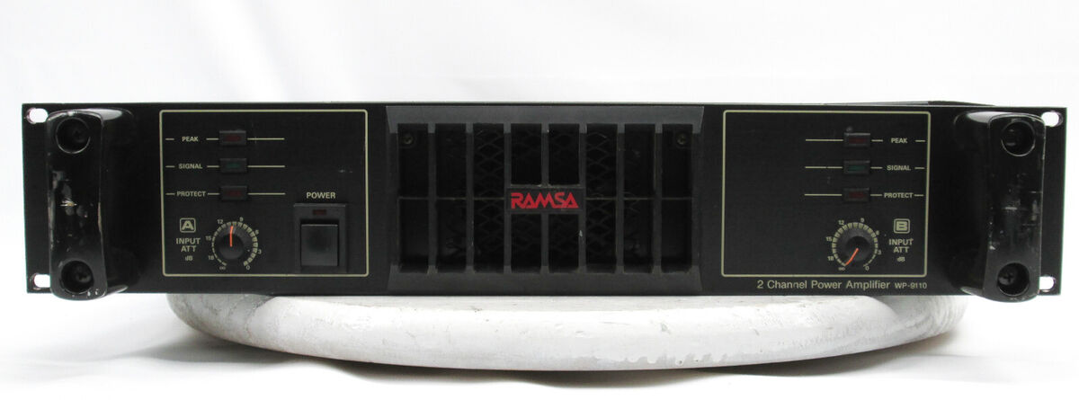 RAMSA / Panasonic WP-9110 Dual Channel Power Amplifier 2-Ch RAMSA / Panasonic WP-9110 Dual Channel Power Amplifier 2-Ch