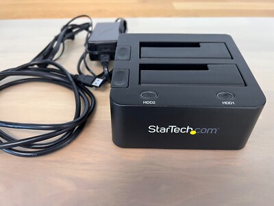 StarTech Dual Hard Drive Dock USB 3.0 for 2.5'' and 3.5'' SATA hard drives