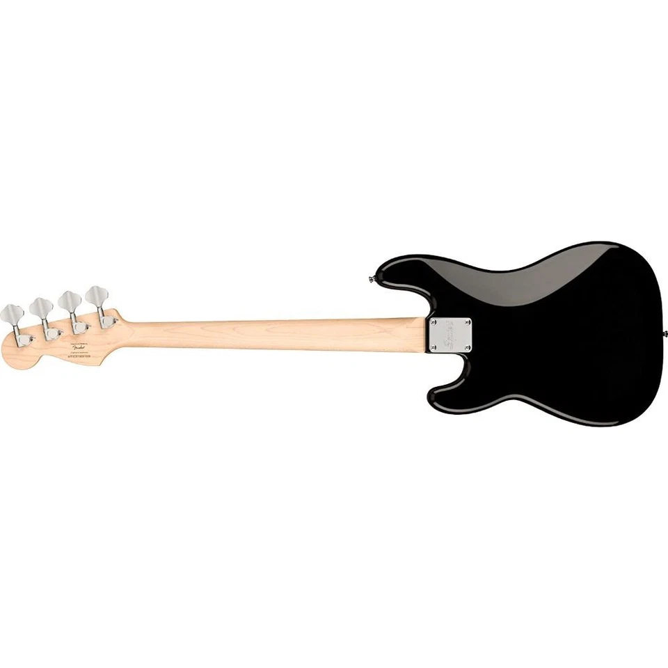 Bajo Squier by Fender Mini Precision (Laurel, Negro) con Cable, Correas y Selecciones Foto 3 de 4