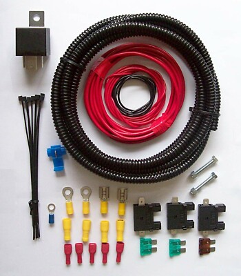 Split Charge Kit 9 Fuß lang 12 Volt mit 100 Ampere Relais - Wohnmobil Camper Van